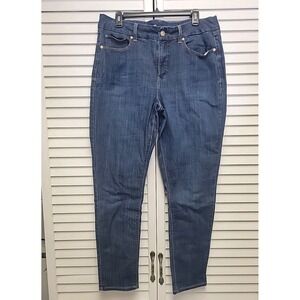 Women's Seven 7 Jeans Tummyless High Rise Skinny SZ 14 Birch